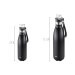 Gourde isotherme en inox Gefu Olimpio noir