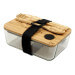 Coffret Cookut Nu bento box verre et bambou zéro déchet + couverts