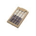 Coffret 4 couteaux d'office dentelés Lou Laguiole Util FOREST violet