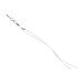 Cordon sifflet 39cm nylon blanc Elless