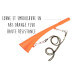 Corne d'appel 25cm ABS orange fluo Elless