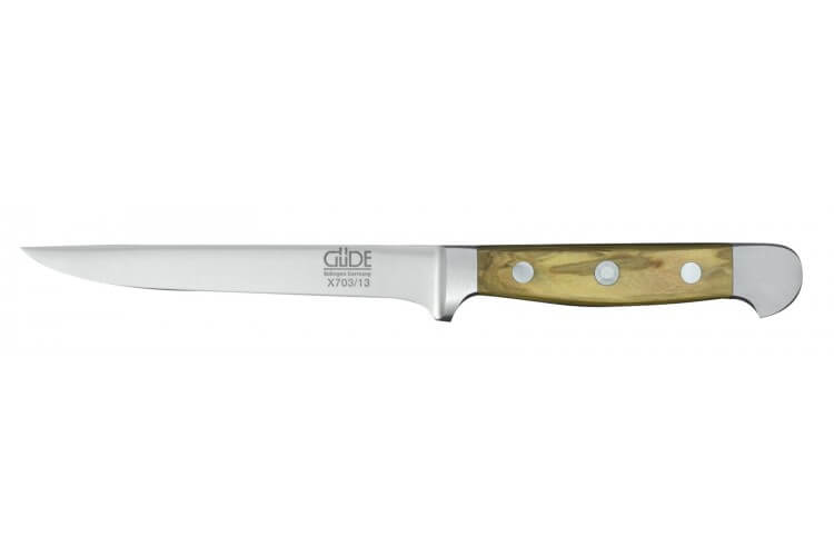 Couteau à désosser flexible 13cm forgé Alpha Olive Güde