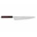 Couteau sujihiki japonais artisanal martelé Yu Kurosaki Shizuku 27cm acier SG2