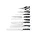 Mallette de cuisine Sabatier international Luxe 9 pièces manche ABS