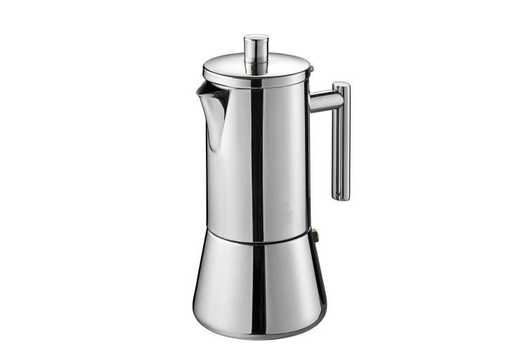 Cafeti&egrave;re italienne moderne Gefu Nando tous feux en inox