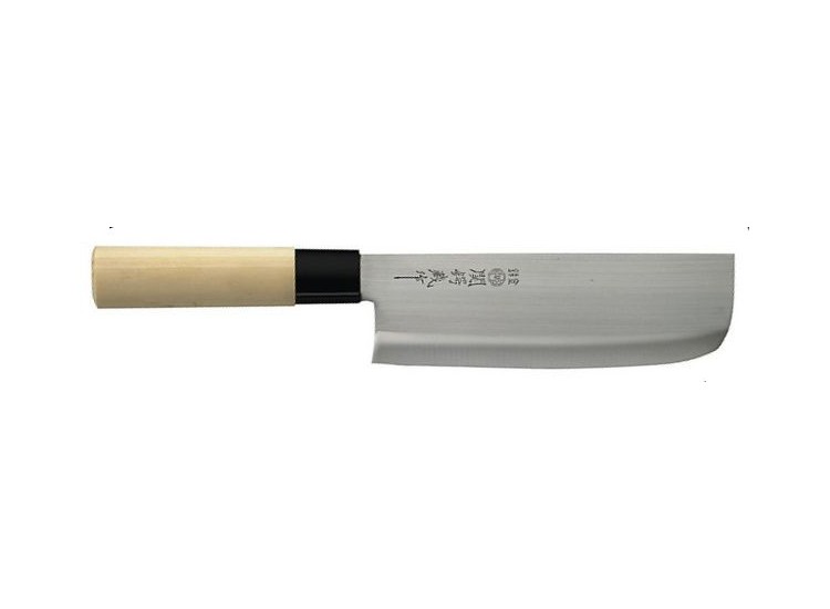 Couteau japonais Nakiri Tsubazo lame 17cm