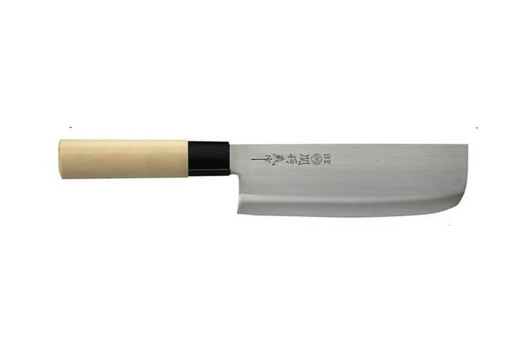 Couteau japonais Nakiri Tsubazo lame 17cm