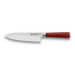 Couteau santoku Wusaki Pakka X50 alvéolé 17cm manche pakkawood