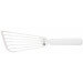Spatule ajourée Icel 17cm inox manche blanc