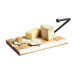 Planche à fromage Artesa avec coupe-fil intégré en bois d'acacia - 26x18cm