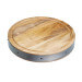 Billot de boucher rond et épais style industriel 36x5cm Kitchen Craft
