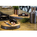 Billot de boucher rond et épais style industriel 36x5cm Kitchen Craft