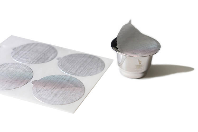 80 opercules autocollantes de rechange pour kit de capsules de café Gefu Conscio