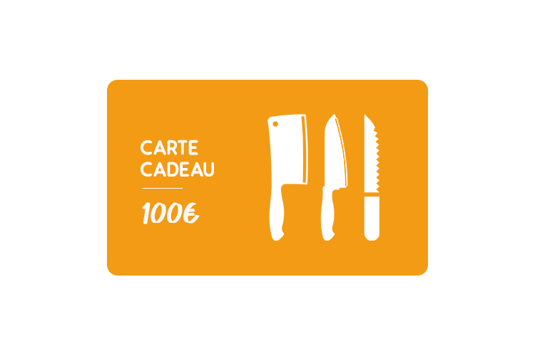 Carte cadeau 100&euro; Couteauxduchef.com