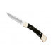 Couteau pliant BUCK 110FG Folding Hunter manche 12.5cm empreintes doigts + étui cuir