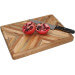Planche à découper Kitchen Craft Serenity Acacia chevrons 28x38x4cm