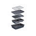 Lot de 7 moules pâtisserie et plats MasterClass Smartspace antiadhésifs acier