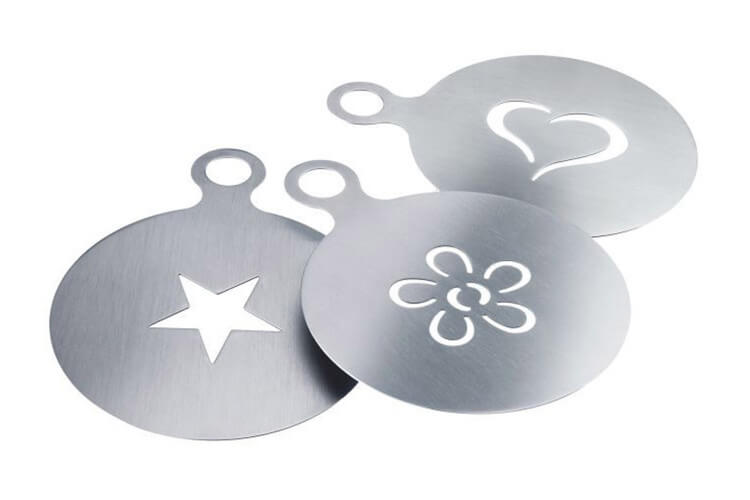 Kit de 3 pochoirs de décoration Westmark Cappuccino