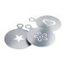 Kit de 3 pochoirs de décoration Westmark Cappuccino