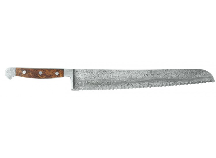 Couteau &agrave; pain Damas Gude 32cm