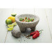 Mortier et pilon mexicain en granit gris 20x10cm MasterClass