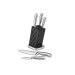 Bloc contemporain 5 couteaux cuisine Sabatier International Ixo tout inox
