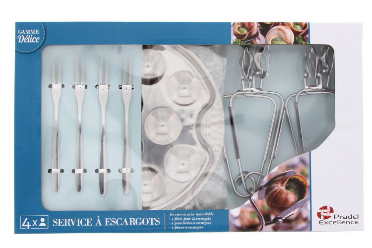 Service à escargots Pradel Excellence 12 pièces