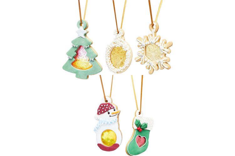 Kit p&acirc;tisserie effet vitraux color&eacute;s Kitchen Craft 5 pi&egrave;ces
