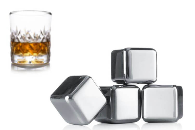Set 4 pierres à whisky Vacu Vin