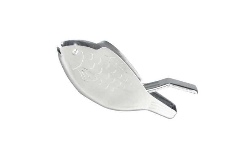 Presse-citron individuel poisson en inox