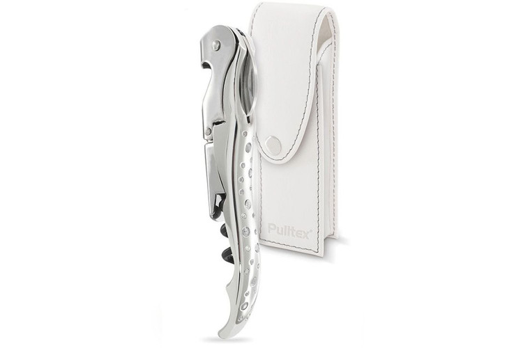 Tire bouchon sommelier Pulltex Pulltap's 26 Crystal + &eacute;tui cuir offert