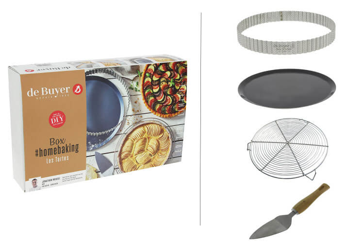 Coffret tarte De Buyer Homebaking 4 pièces