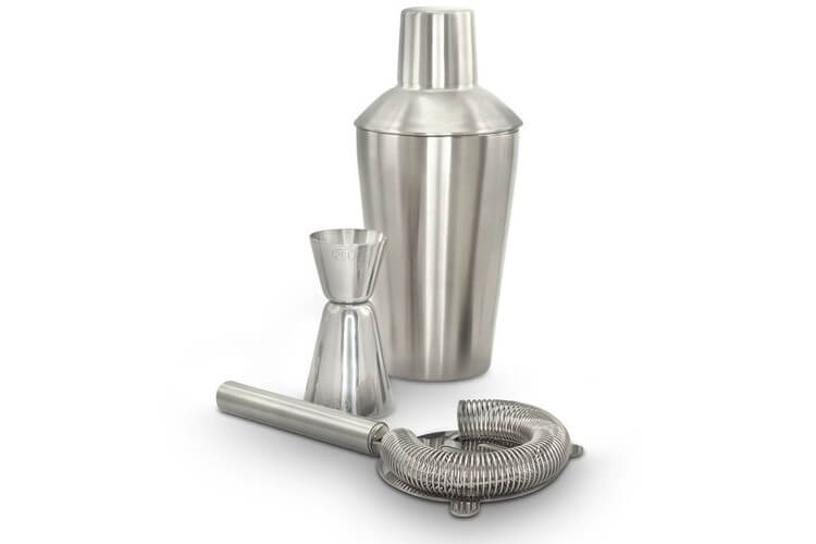 Kit cocktail basique 3 pièces Pulltex acier inoxydable