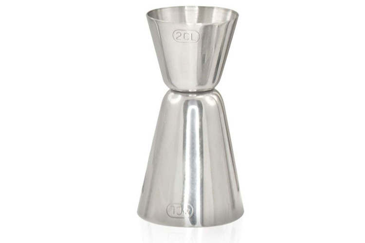 Doseur cocktail Pulltex acier inoxydable 2 et 4 cl