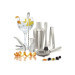 Kit cocktail Deluxe 7 pièces acier inoxydable Pulltex + recettes