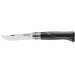 Couteau opinel n°8 Ellipse lame 8,5cm  acier inox manche ébène