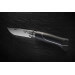 Couteau opinel n°8 Ellipse lame 8,5cm  acier inox manche ébène