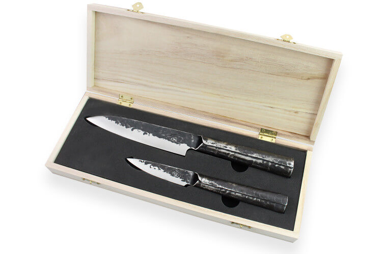 Coffret 2 couteaux forgés Sabatier International Konan Office + Universel