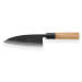 Couteau kodeba japonais artisanal Moritaka Aogami 2 Steel carbone manche cerisier