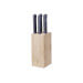 Bloc bois de hêtre 5 couteaux cuisine Opinel Intempora