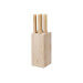 Bloc bois de hêtre 5 couteaux cuisine Opinel Parallèle spécial viande