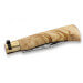 Couteau artisanal Old Bear damas M lame inox 8cm manche olivier avec virole