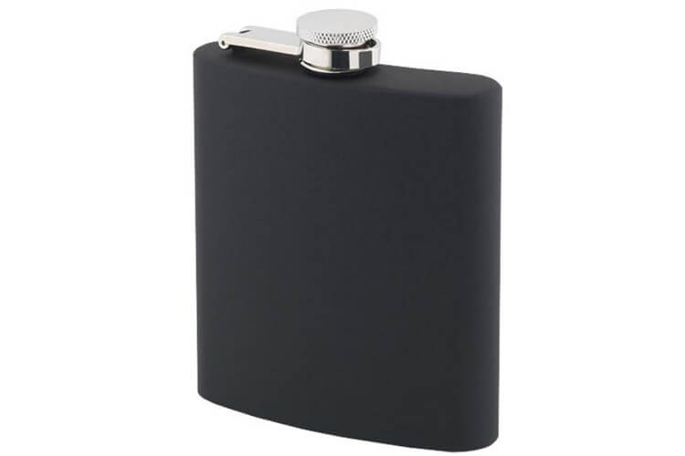 Flasque inox Keen Sport 180 ml soft touch noir