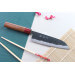 Couteau santoku japonais artisanal Wusaki Yuzo BS2 17cm