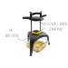 Matfer Prep Chef Actionneur sans support et accessoires