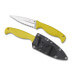 Couteau de plongée Spyderco Fish Hunter 11cm acier H-1 + étui Boltaron multi-positions