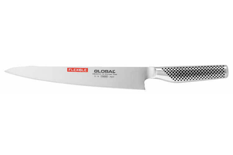 Couteau filet de sole japonais Global G18 lame acier flexible 24cm