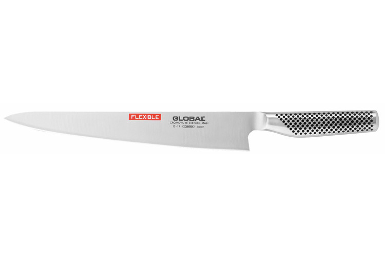 Couteau filet de sole japonais Global G19 lame acier flexible 27cm
