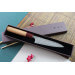 Couteau universel japonais artisanal Yoshimi Kato 12cm VG10 Nickel Damascus cerisier