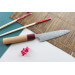 Couteau universel japonais artisanal Yoshimi Kato 12cm VG10 Nickel Damascus cerisier